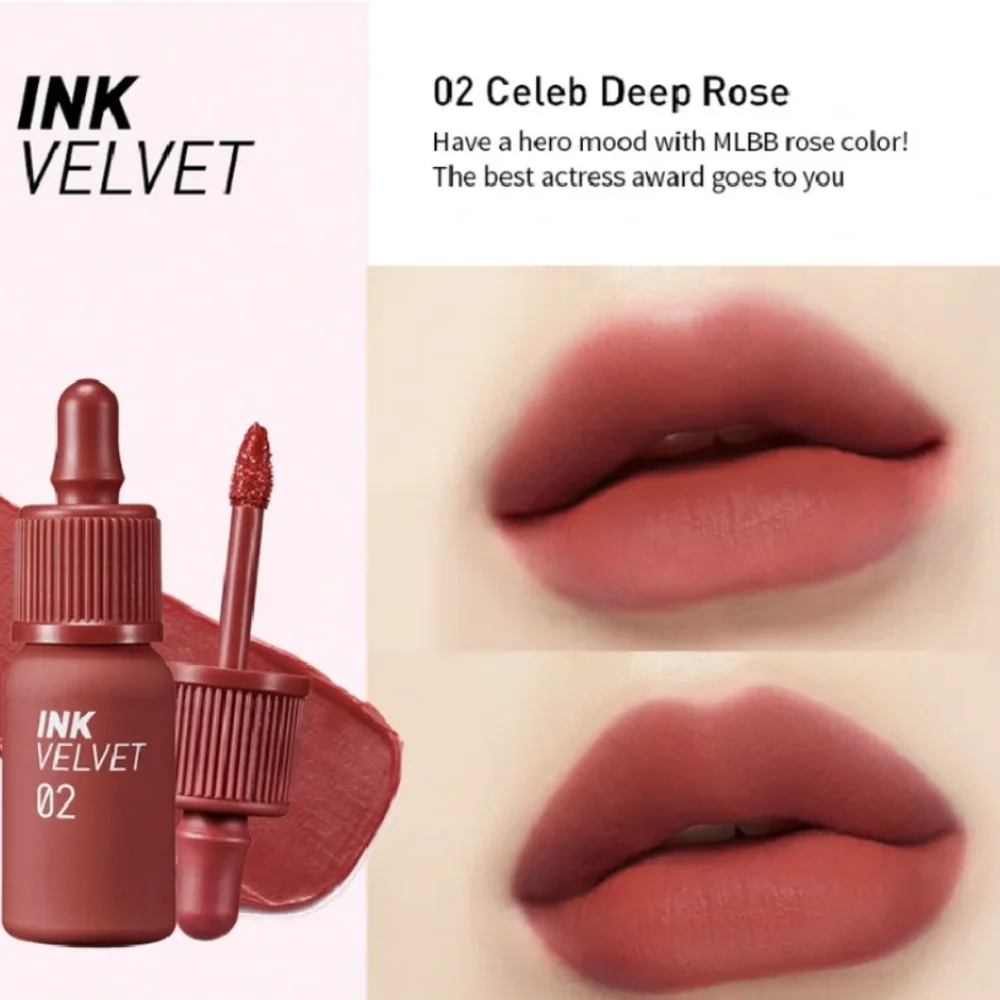02 CELEB DEEP ROSE Peripera Ink Velvet NWT